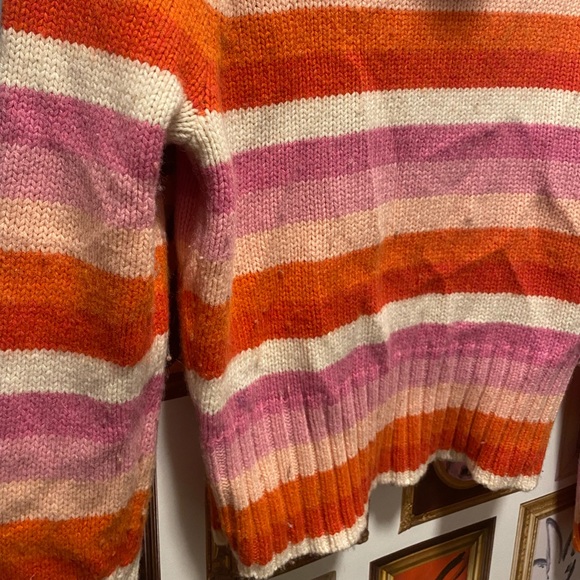 Vintage Gap Striped Turtleneck Sweater Size XS - Picture 7 of 11